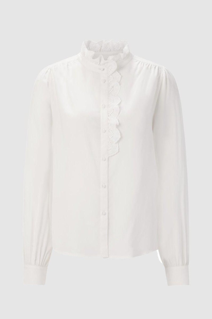 Hot Rich & Royal Bluse Pearl White