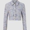 Clearance Rich & Royal Boucle-Jacke French Blue