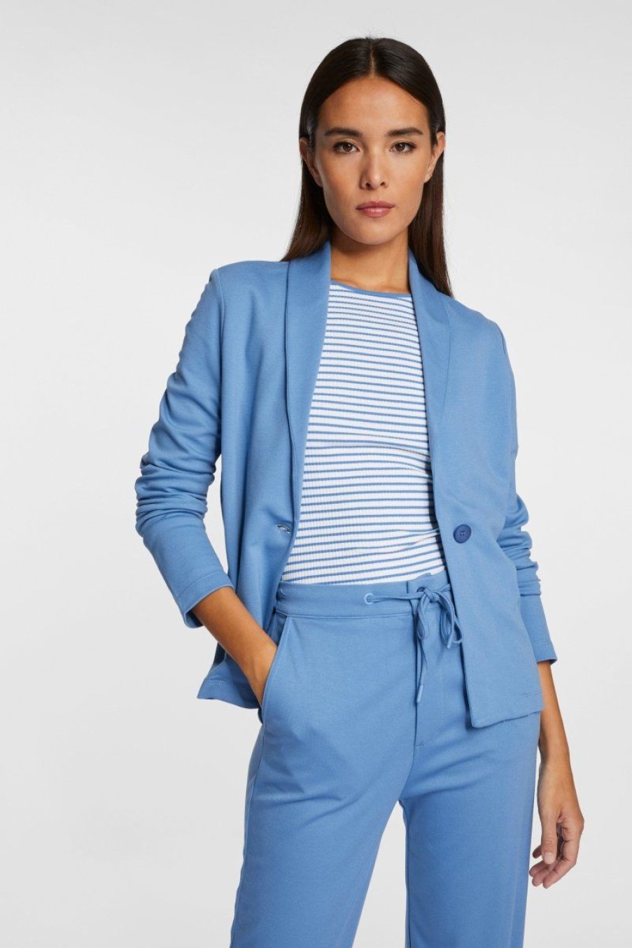 Online Rich & Royal Jersey-Blazer French Blue