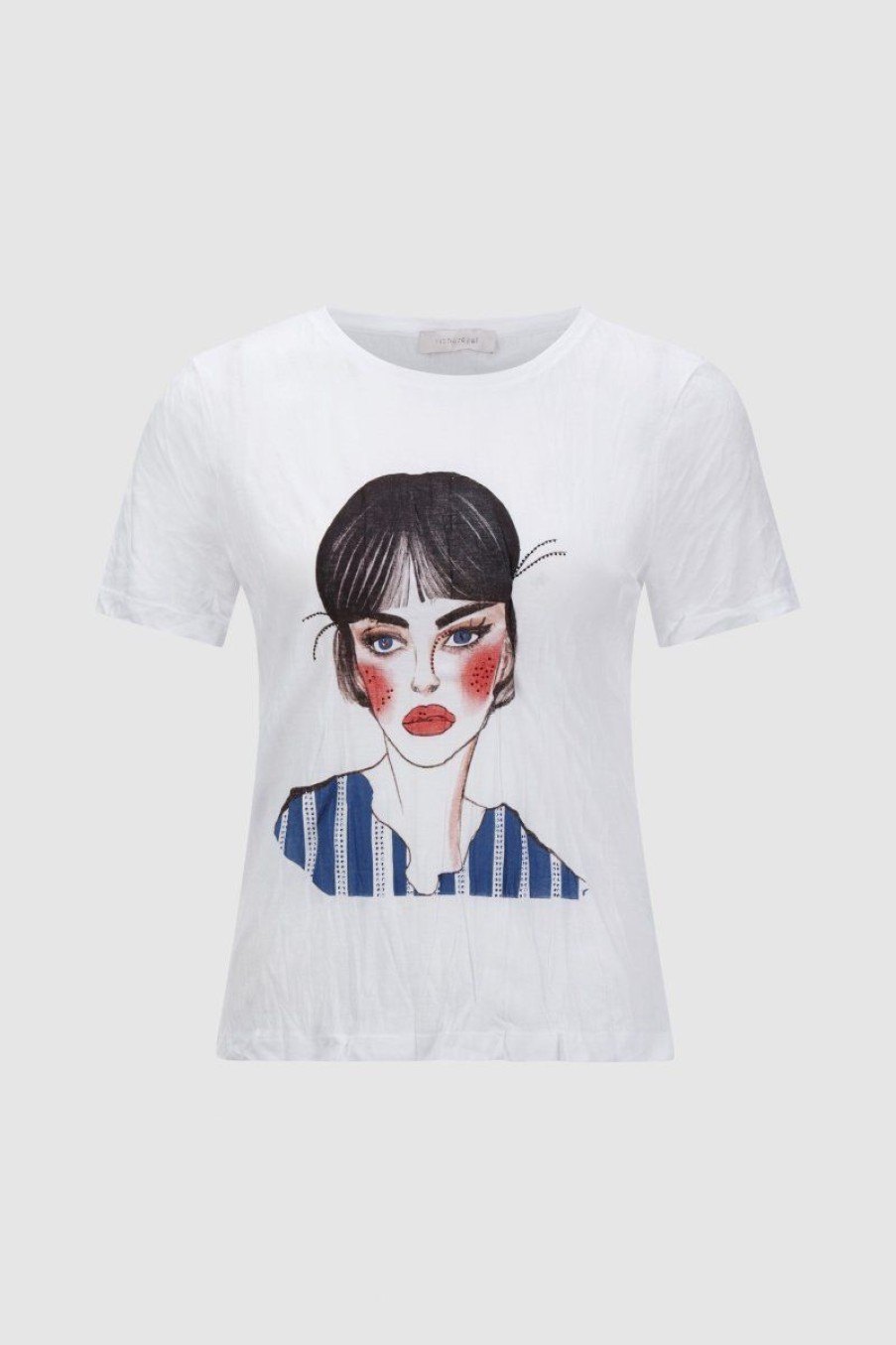 Clearance Rich & Royal Crinkle-T-Shirt