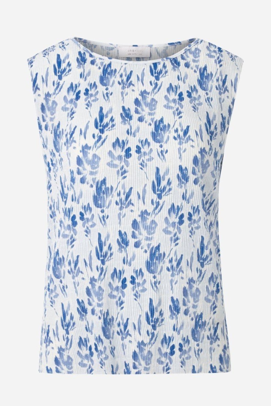 Best Rich & Royal Top Cotton Blue