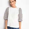 Hot Rich & Royal Bluse Whisper White